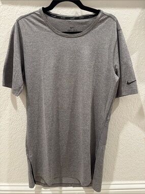 Nike Grey Dri-FIT Short Sleeve Athletic Tee